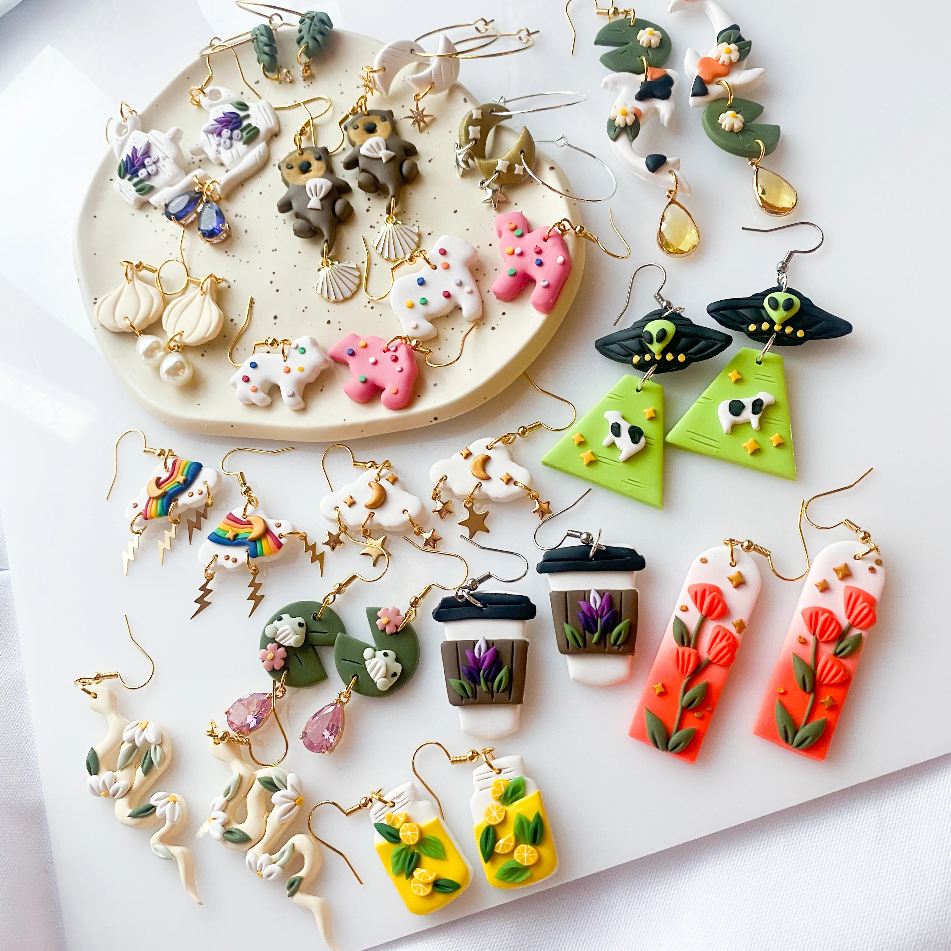 Artisan Clay and Statement Accessories